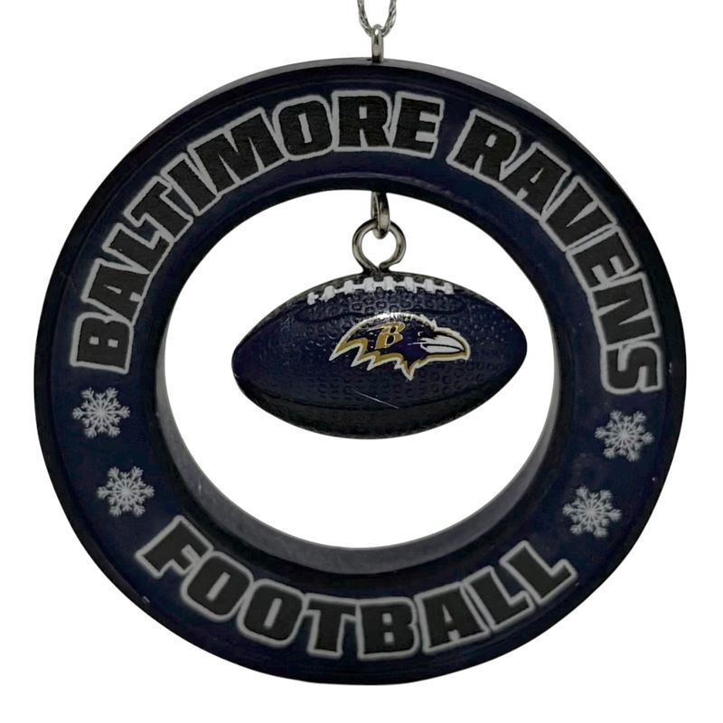 Baltimore Ravens Floating Football Ornament Baltimore Ravens Floating Football Ornament