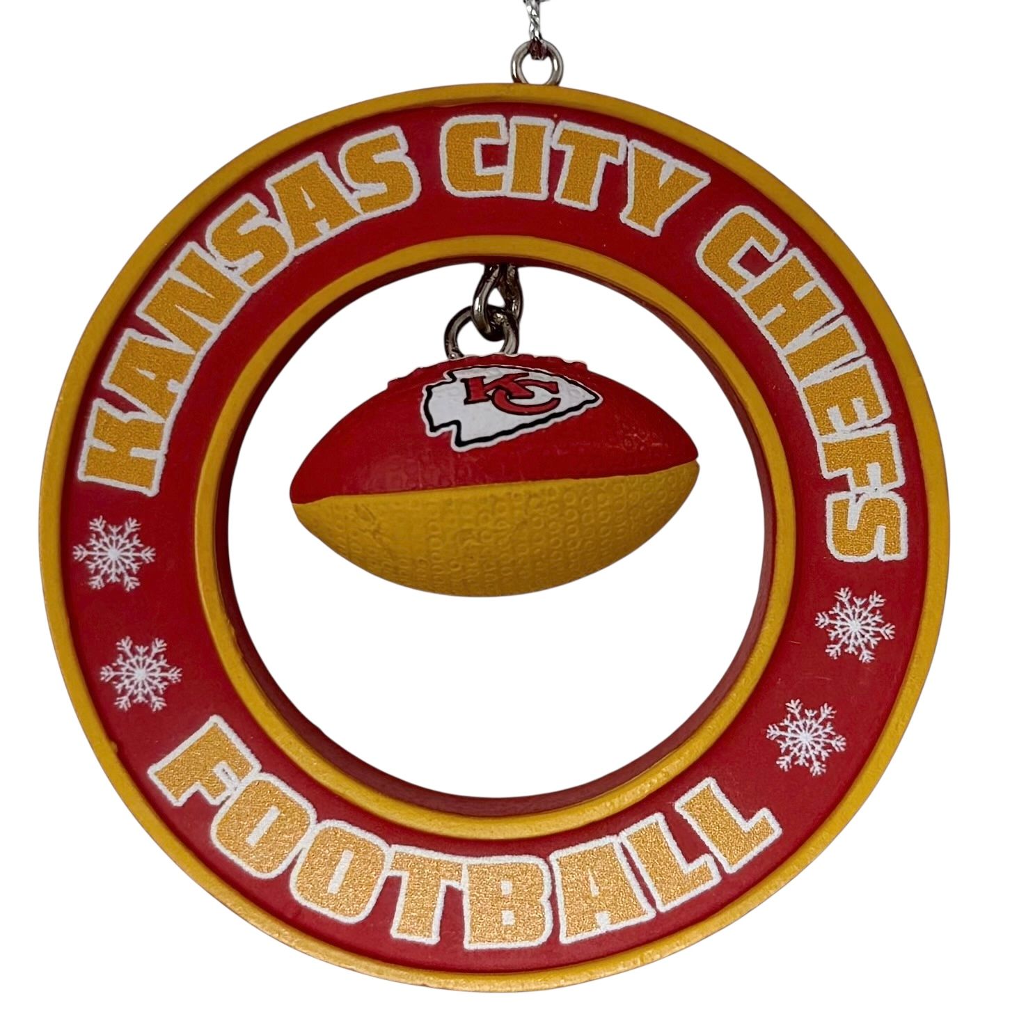 Kansas City Chiefs Floating Football Ornament Kansas City Chiefs Floating Football Ornament