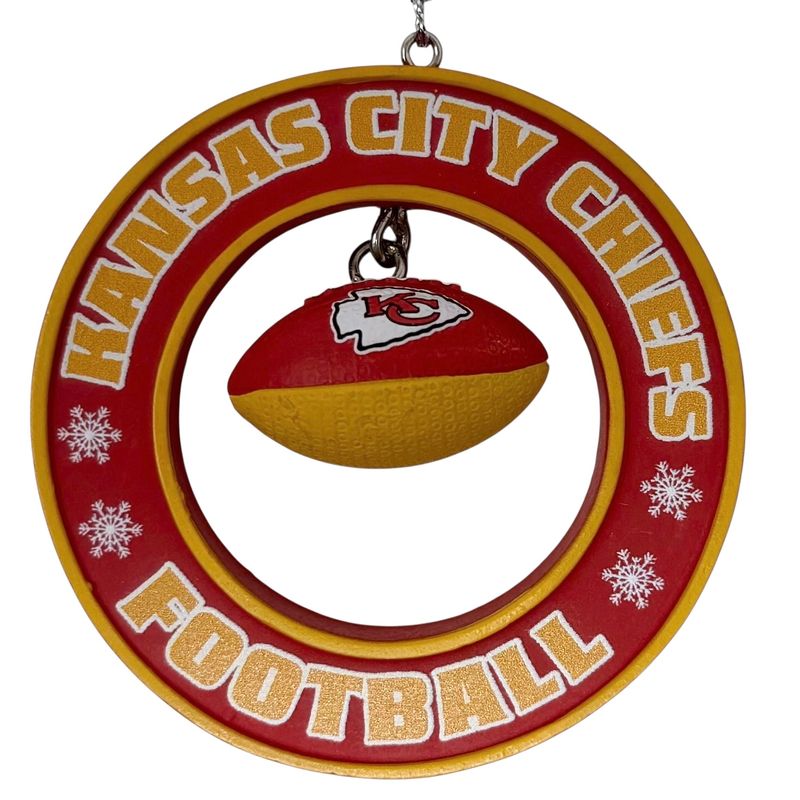 Kansas City Chiefs Floating Football Ornament