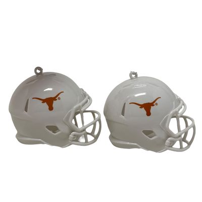 Texas Longhorns Team Helmet Christmas Ornament Set
