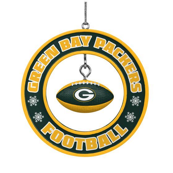 Green Bay Packers Floating Football Ornament Green Bay Packers Floating Football Ornament