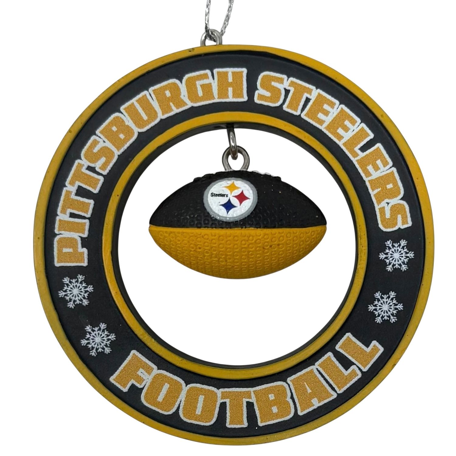 Pittsburgh Steelers Floating Football Ornament
