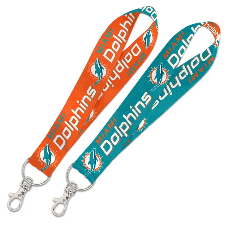 Miami Dolphins Key Strap Lanyard Miami Dolphins Key Strap Lanyard