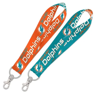 Miami Dolphins Key Strap Lanyard