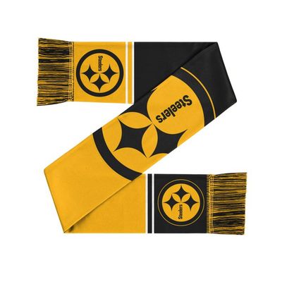 Pittsburgh Steelers Cropped Big Logo Adult Knit Scarf Pittsburgh Steelers Cropped Big Logo Adult Knit Scarf