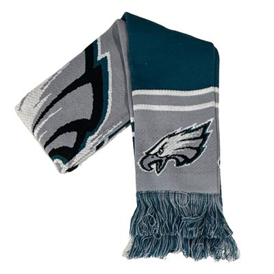 Philadelphia Eagles Cropped Big Logo Adult Knit Scarf Philadelphia Eagles Cropped Big Logo Adult Knit Scarf