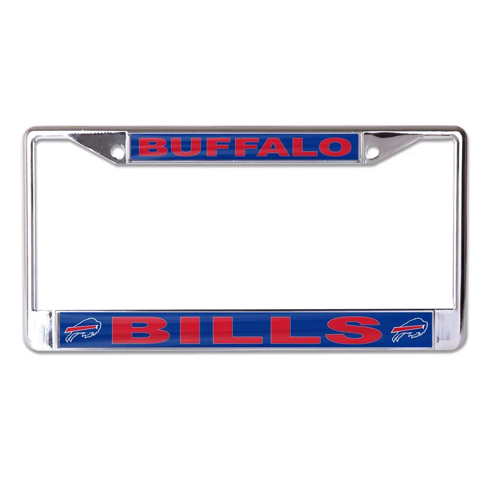 Buffalo Bills Laser Chrome Metal License Plate Frame Buffalo Bills Laser Chrome Metal License Plate Frame