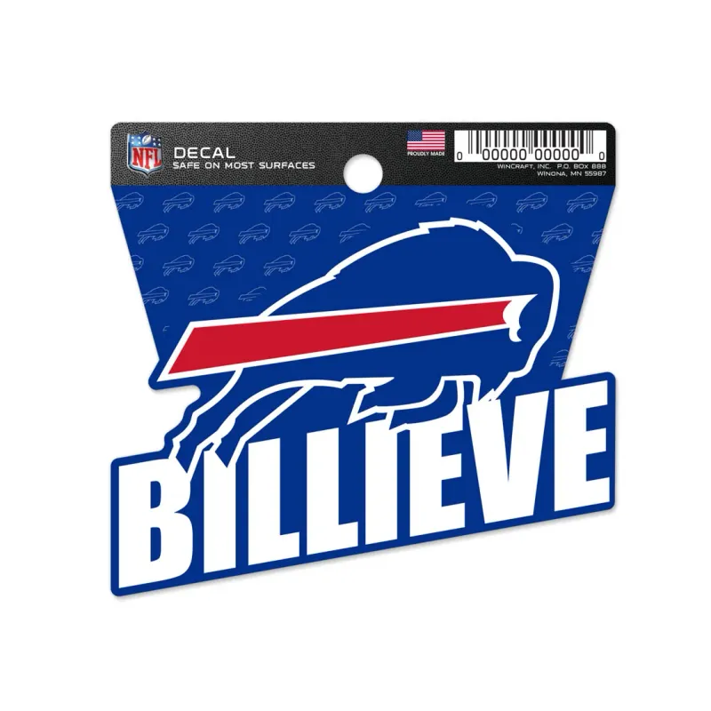 Buffalo Bills Billieve 3 Buffalo Bills Billieve 3" x 3" Decal