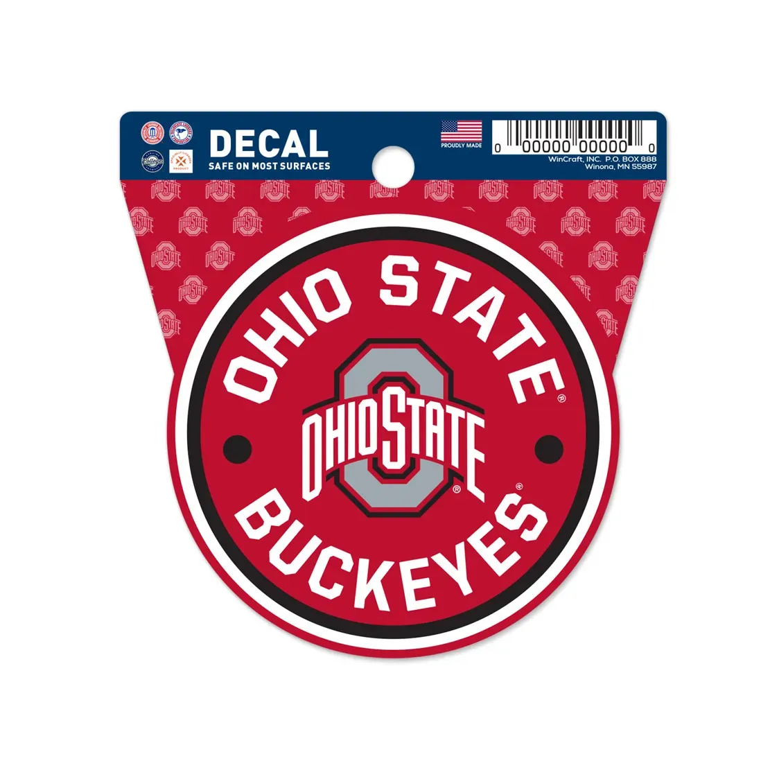Ohio State Buckeyes Round 3 Ohio State Buckeyes Round 3" x 3" Decal