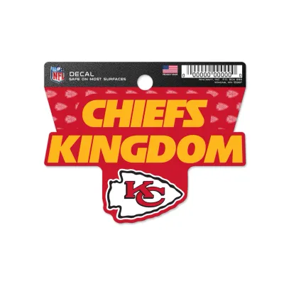 Kansas City Chiefs Kingdom 3" x 3" Decal