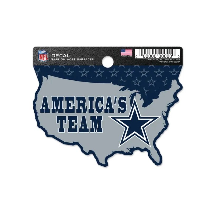 Dallas Cowboys America's Team  3 Dallas Cowboys America's Team  3" x 3" Decal