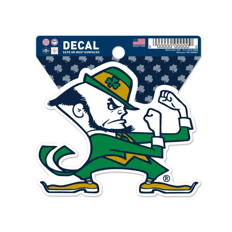 Notre Dame Fighting Irish Mascot 3 Notre Dame Fighting Irish Mascot 3" x 3" Decal