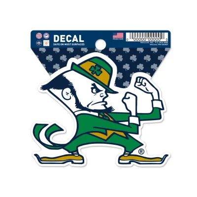 Notre Dame Fighting Irish Mascot 3" x 3" Decal