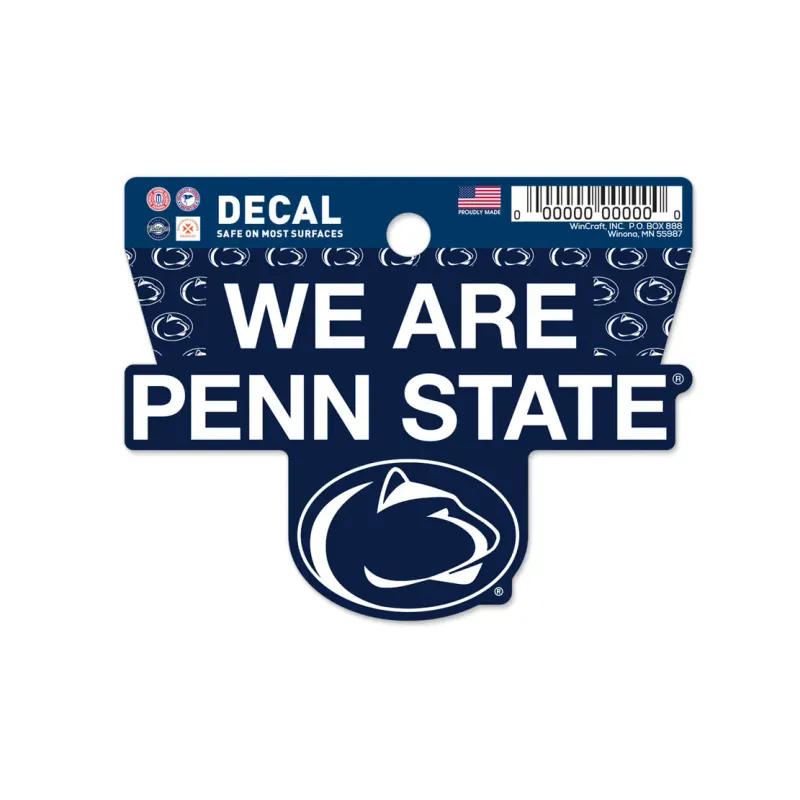Penn State Nittany Lions Slogan 3 Penn State Nittany Lions Slogan 3" x 3" Decal