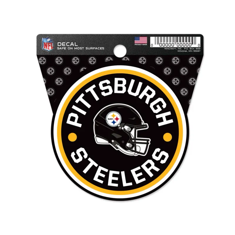 Pittsburgh Steelers Round 3 Pittsburgh Steelers Round 3" x 3" Decal