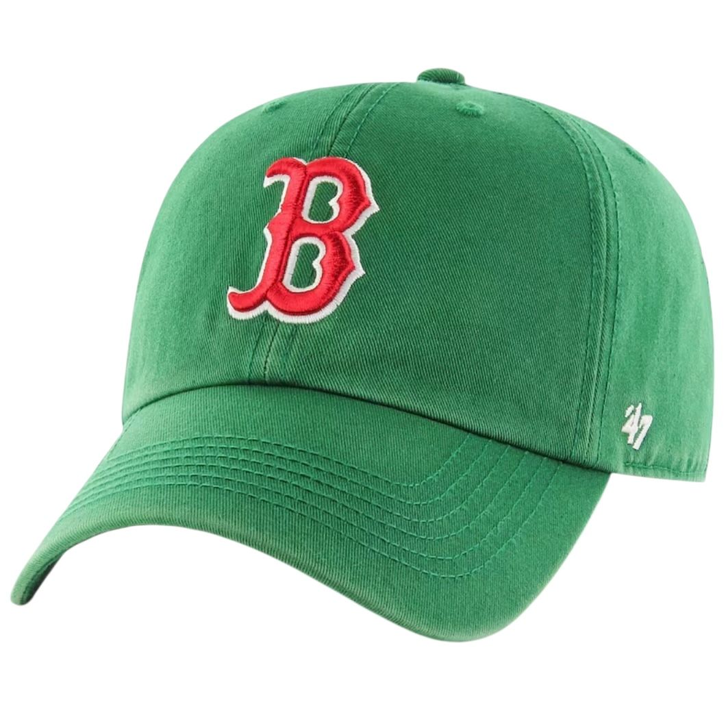 Boston Red Sox Men’s Green 47 Brand Clean Up Adjustable Hat Boston Red Sox Men’s Green 47 Brand Clean Up Adjustable Hat