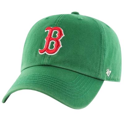 Boston Red Sox Men’s Green 47 Brand Clean Up Adjustable Hat Boston Red Sox Men’s Green 47 Brand Clean Up Adjustable Hat