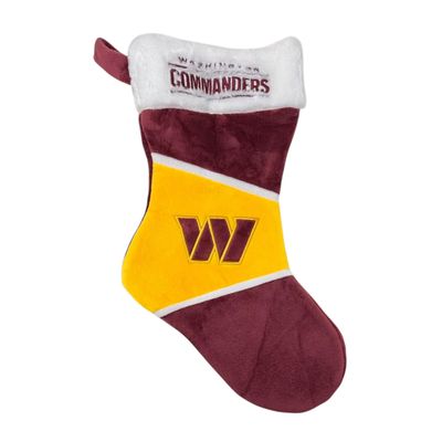 Washington Commanders Color Block Christmas Stocking Washington Commanders Color Block Christmas Stocking