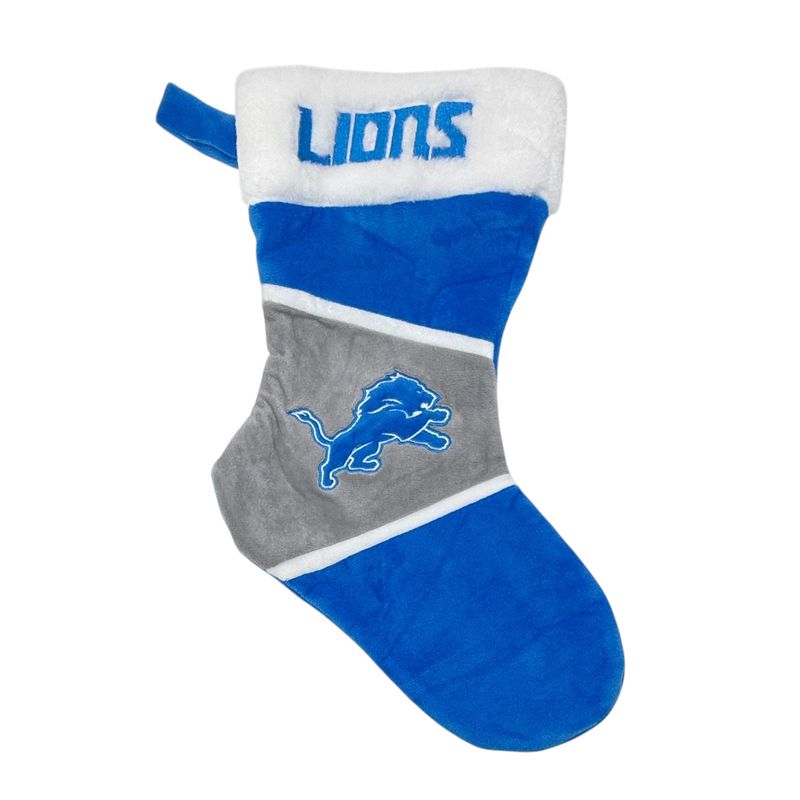 Detroit Lions Color Block Christmas Stocking Detroit Lions Color Block Christmas Stocking