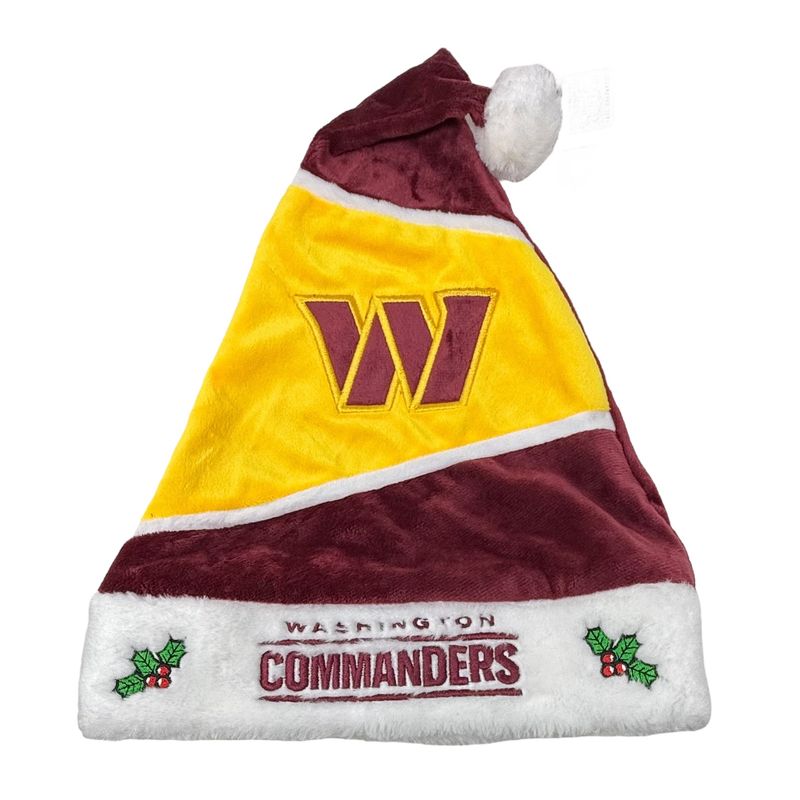 Washington Commanders Santa Hat