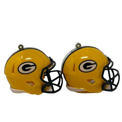 Green Bay Packers Team Helmet Christmas Ornament Set Green Bay Packers Team Helmet Christmas Ornament Set