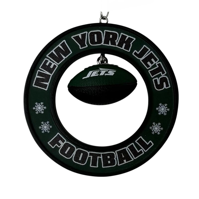 New York Jets Floating Football Ornament New York Jets Floating Football Ornament