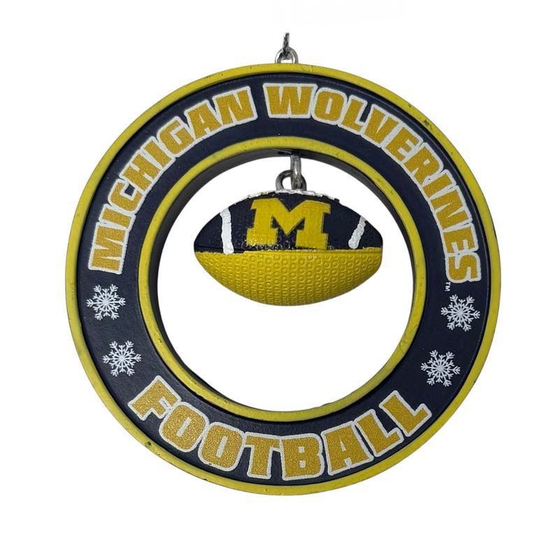 Michigan Wolverines Floating Football Ornament Michigan Wolverines Floating Football Ornament
