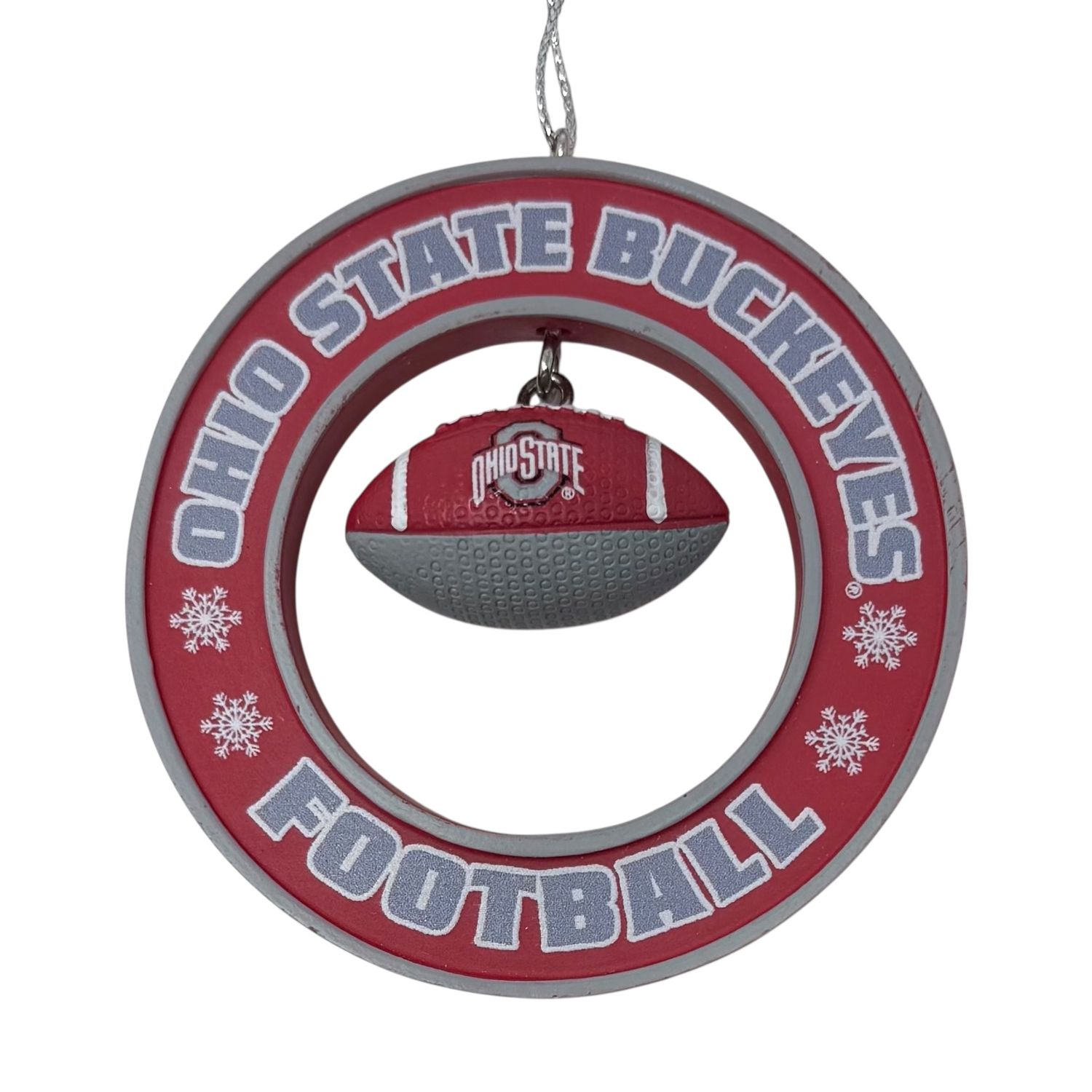Ohio State Buckeyes Floating Football Ornament Ohio State Buckeyes Floating Football Ornament