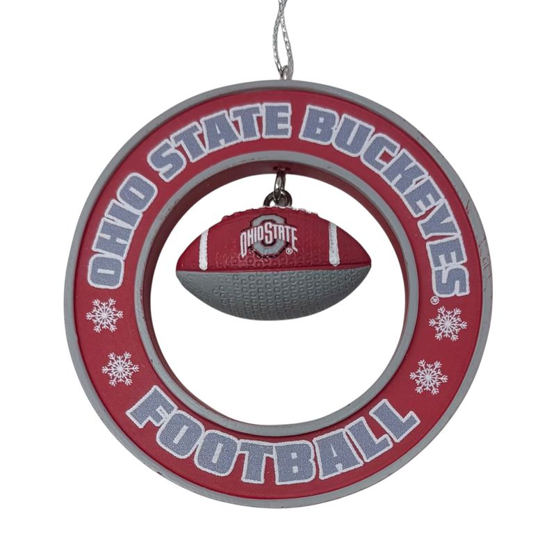Ohio State Buckeyes Floating Football Ornament Ohio State Buckeyes Floating Football Ornament