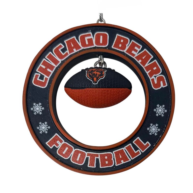 Chicago Bears Floating Football Ornament Chicago Bears Floating Football Ornament