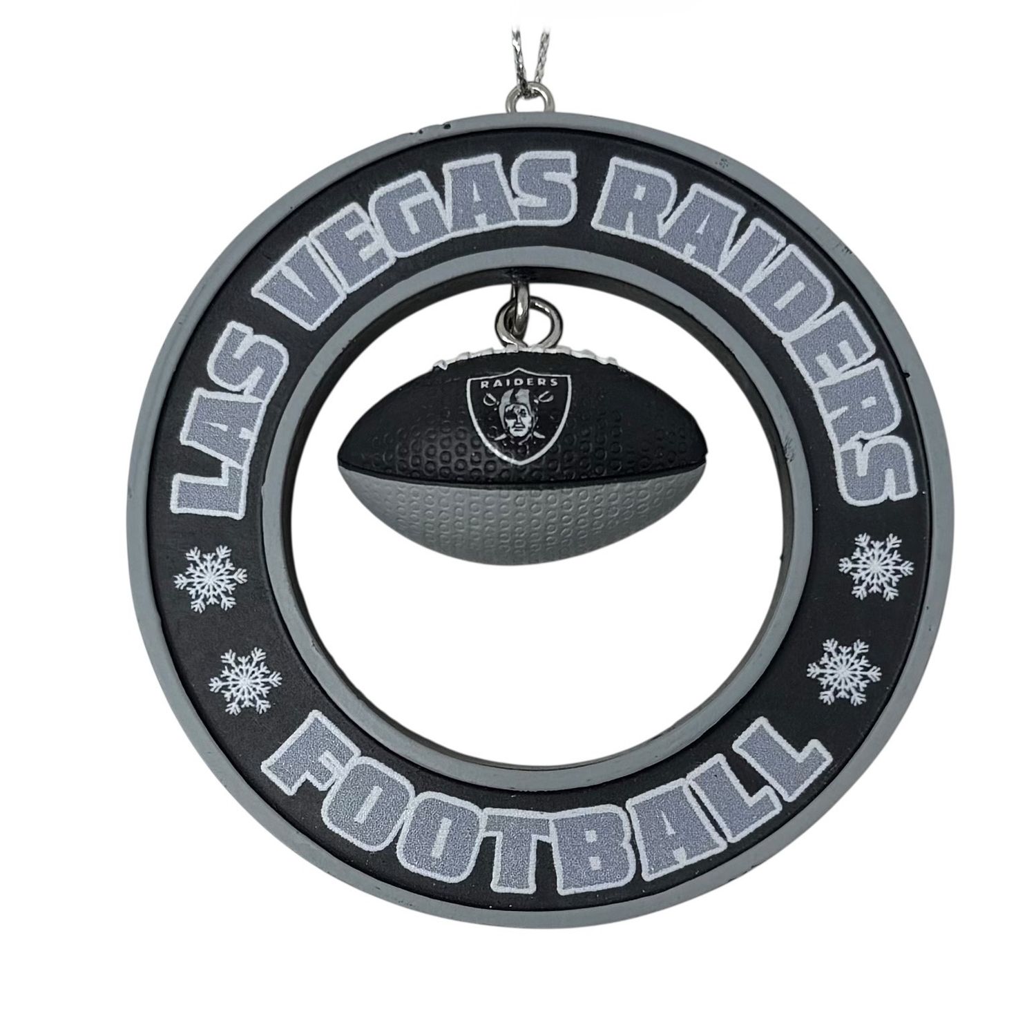 Las Vegas Raiders Floating Football Ornament Las Vegas Raiders Floating Football Ornament