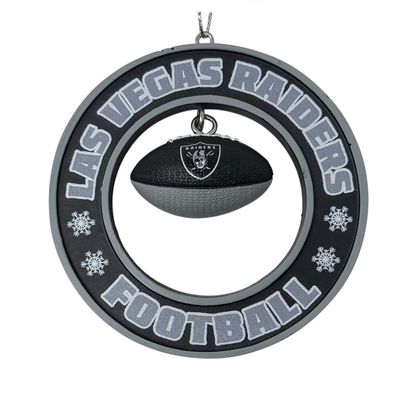 Las Vegas Raiders Floating Football Ornament Las Vegas Raiders Floating Football Ornament