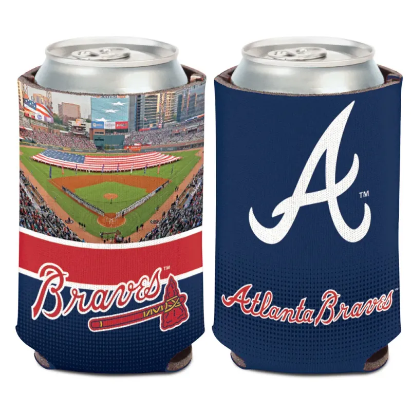 Atlanta Braves 12 Ounce Can Cooler Koozie Atlanta Braves 12 Ounce Can Cooler Koozie