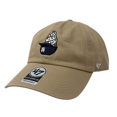 New York Yankees Men’s Khaki 47 Brand Clean Up Spring Training Ice Cream Cup Current Day Adjustable Hat New York Yankees Men’s Khaki 47 Brand Clean Up Spring Training Ice Cream Cup Current Day Adjustable Hat