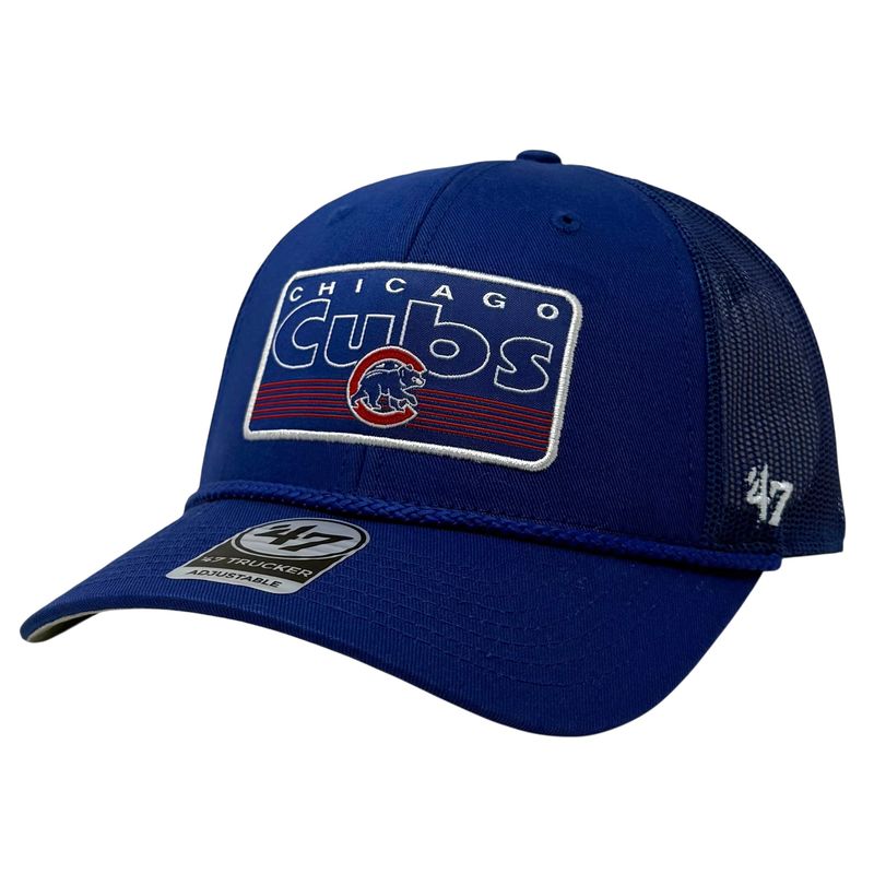 Chicago Cubs Men's 47 Patch Trucker Adjustable Hat