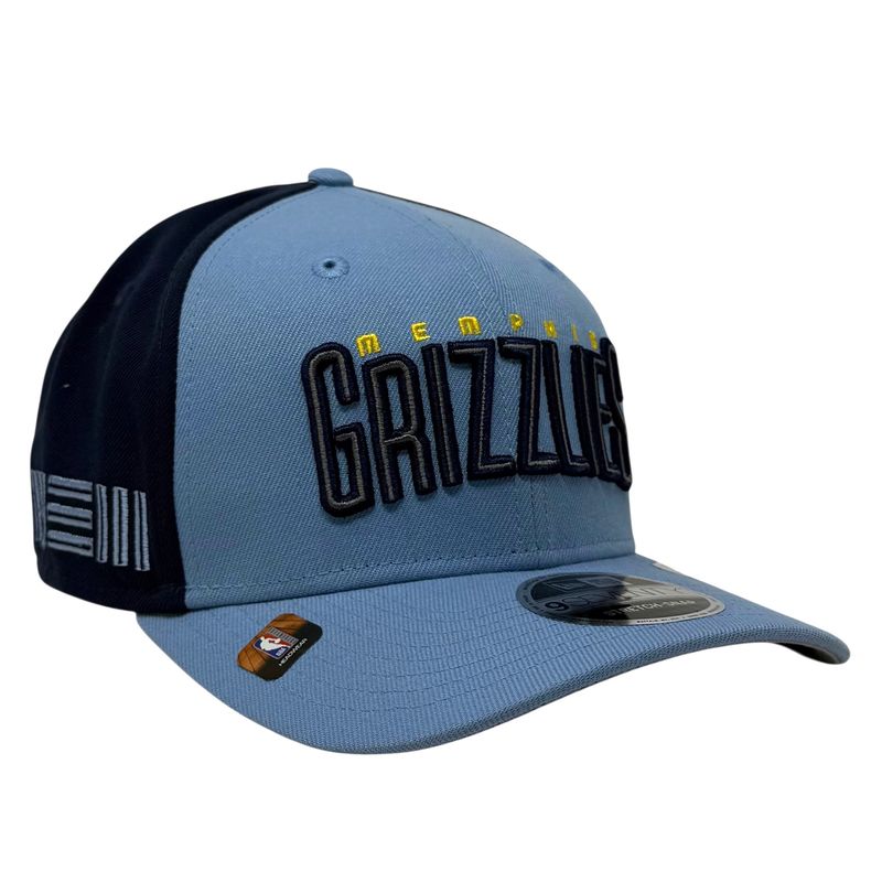 Memphis Grizzlies Men's Blue Statement New Era NBA 9Seventy Stretch-Snap Hat Memphis Grizzlies Men's Blue Statement New Era NBA 9Seventy Stretch-Snap Hat