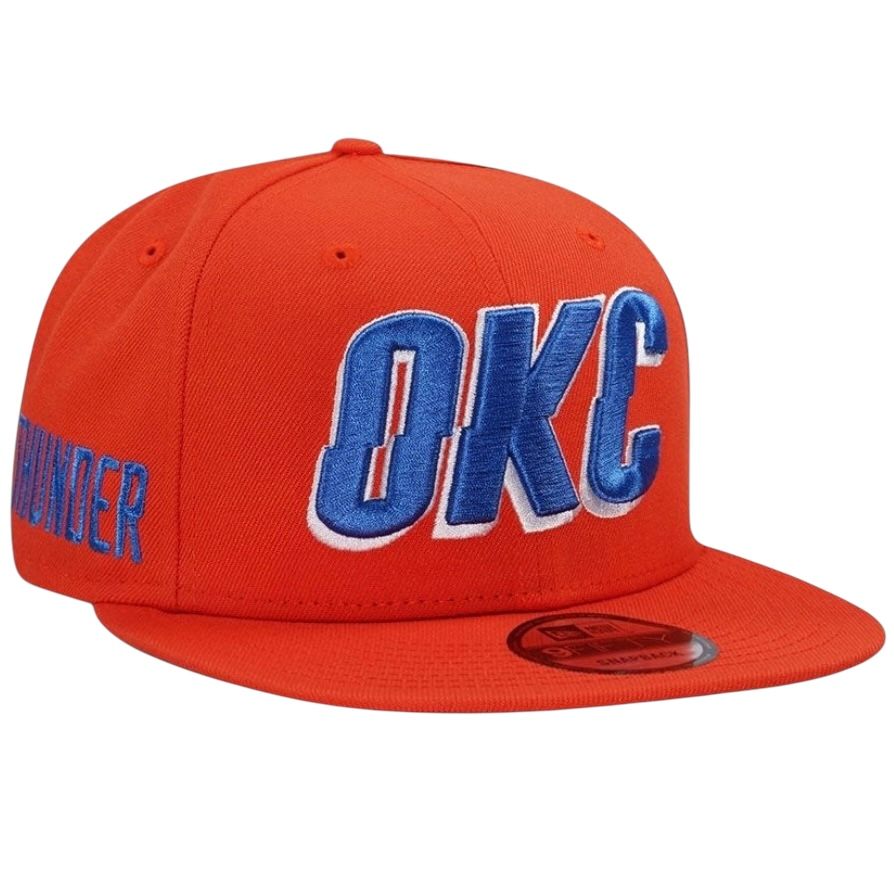 Oklahoma City Thunder Men’s Orange Statement New Era 9Fifty Snapback Hat