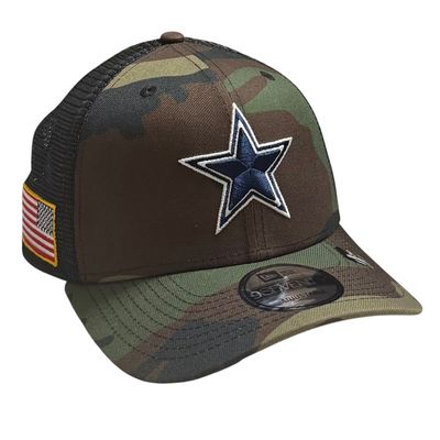 Dallas Cowboys Men's Camo New Era Salute To Service 9SEVENTY Snapback Hat