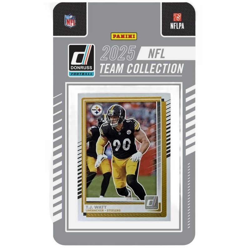 Pittsburgh Steelers 2025 Donruss Factory Sealed Team Set Pittsburgh Steelers 2025 Donruss Factory Sealed Team Set