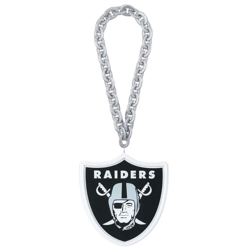 Las Vegas Raiders 10” Fan Chain 3D Light Up Foam Necklace Las Vegas Raiders 10” Fan Chain 3D Light Up Foam Necklace
