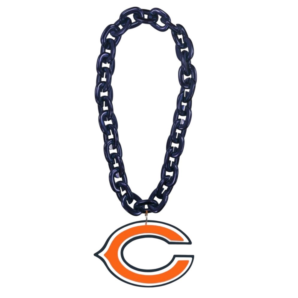 Chicago Bears 10” Fan Chain 3D Foam Necklace
