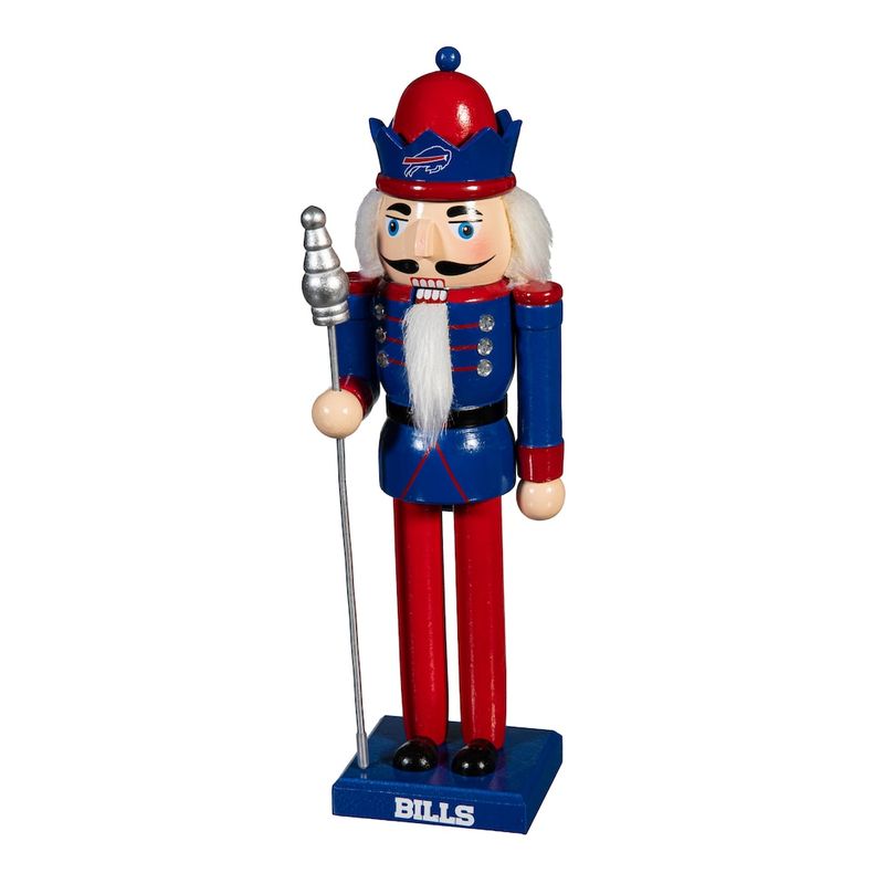 Buffalo Bills 12” x 3” Wooden Nutcracker Statue Buffalo Bills 12” x 3” Wooden Nutcracker Statue