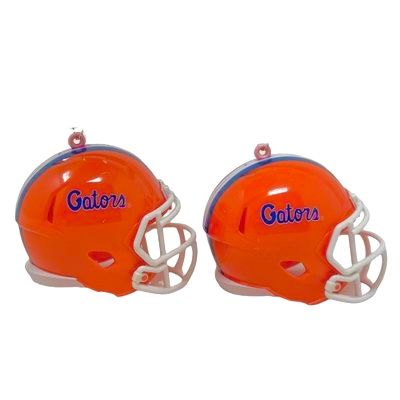 Florida Gators Team Helmet Christmas Ornament Set