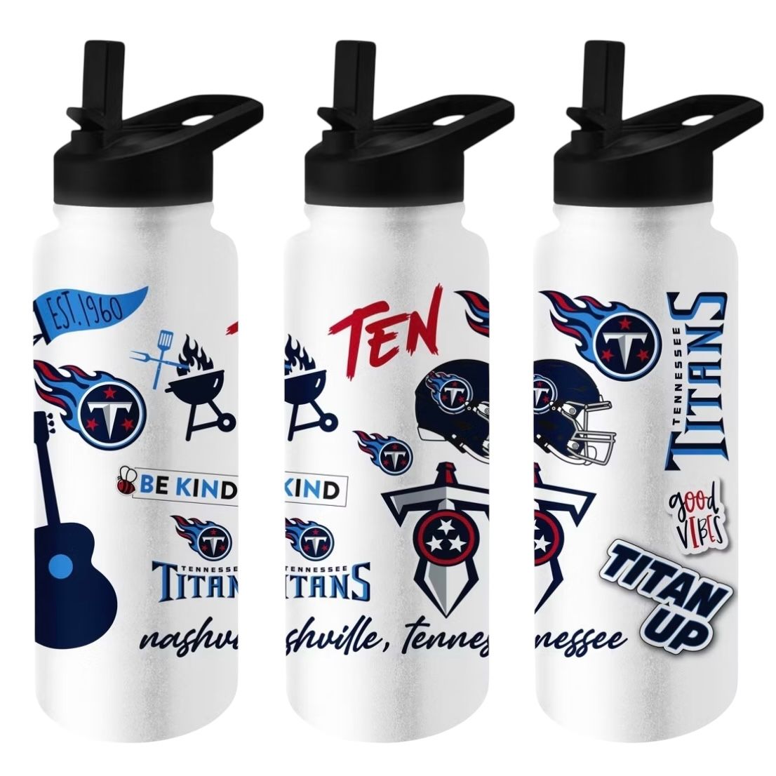 Tennessee Titans 34oz Native Quencher Bottle Tennessee Titans 34oz Native Quencher Bottle