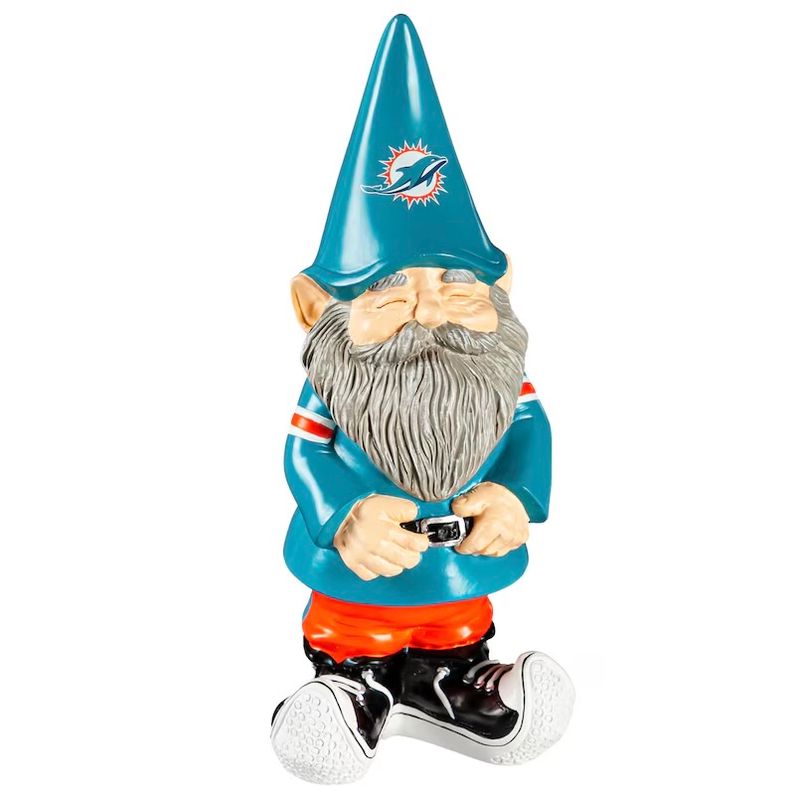 Miami Dolphins 11'' Resin Garden Gnome Miami Dolphins 11'' Resin Garden Gnome