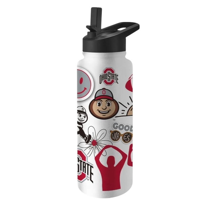 Ohio State Buckeyes 34oz Native Quencher Bottle