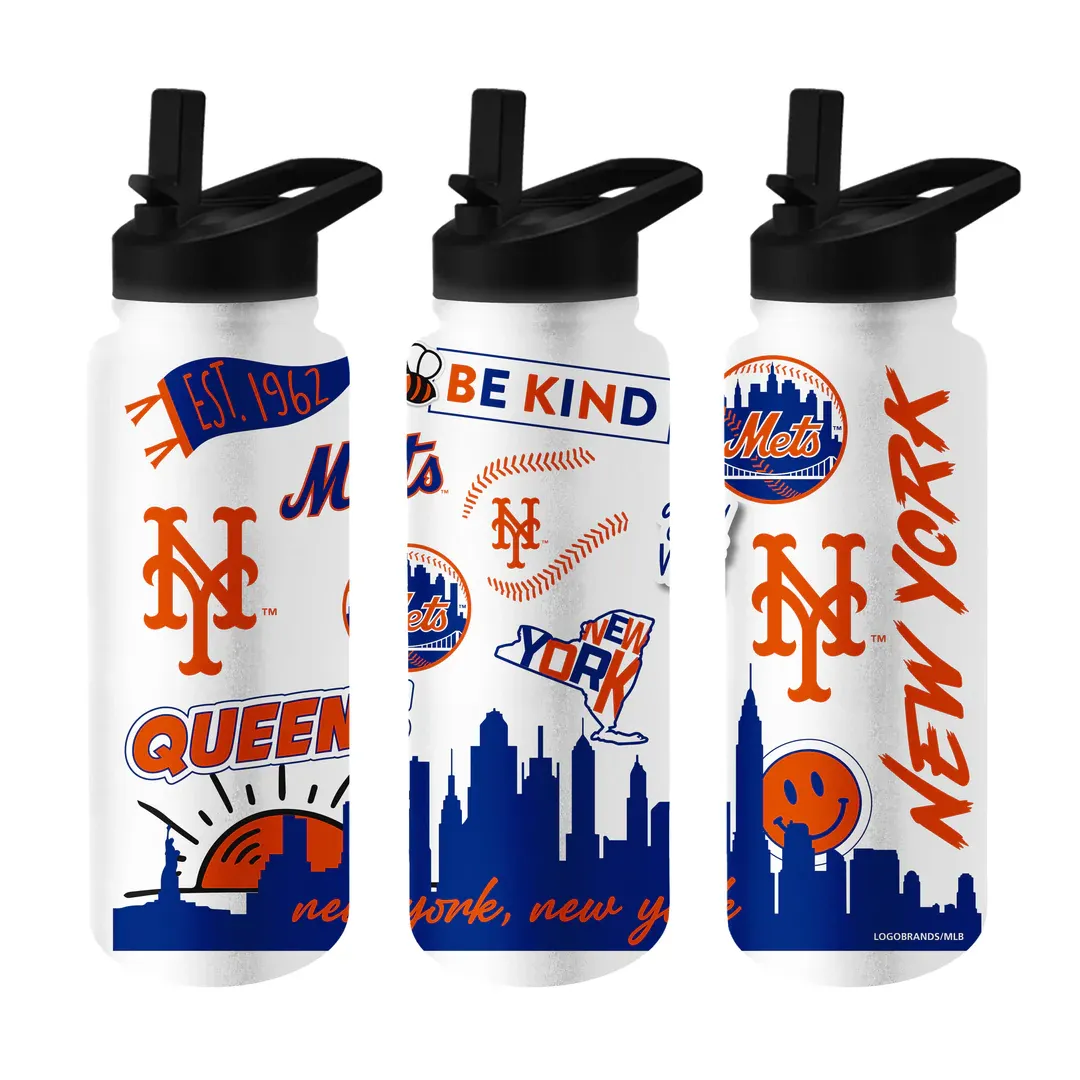 New York Mets 34oz Native Quencher Bottle New York Mets 34oz Native Quencher Bottle