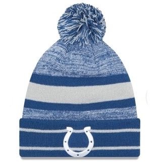 Indianapolis Colts Men’s New Era Cuffed Pom Knit Hat Indianapolis Colts Men’s New Era Cuffed Pom Knit Hat
