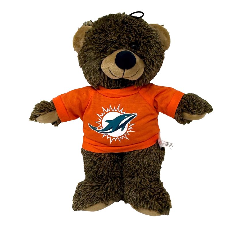 Miami Dolphins 12” T-Shirt Teddy Bear Miami Dolphins 12” T-Shirt Teddy Bear