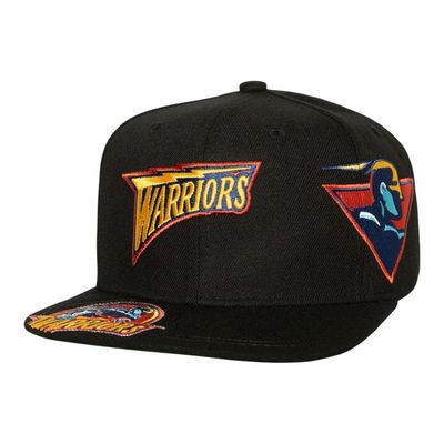 Golden State Warriors Men's Black NBA Landed Snapback Hat